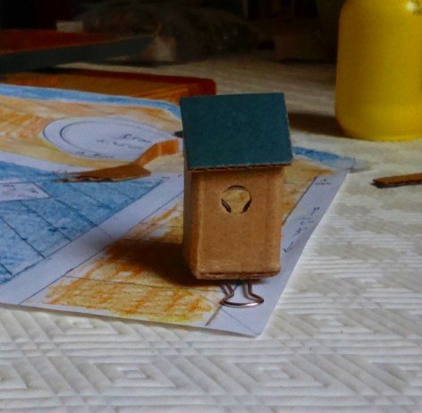 mini birdhouse
