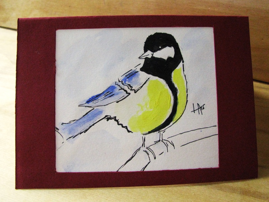 greeting card bird