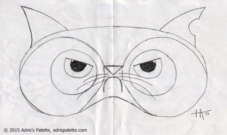 eye pillow grumpy cat