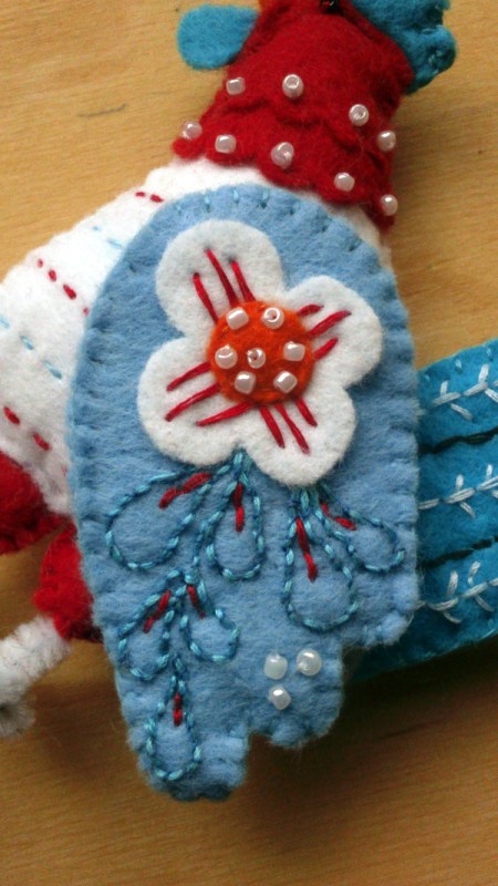 french hen wing detail