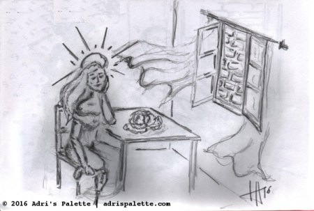 St Anne painting study