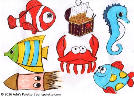 felt fish design iideas